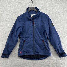 Musto Jacket Womens Size 8 Zara Phillips 176 Blue Full Zip Windbreaker