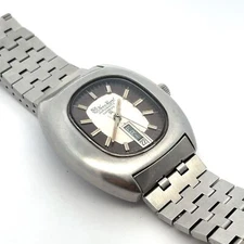 36mm Vintage Lucien Piccard Automatic Luccard SL Vertical Day/Date Men’s Watch