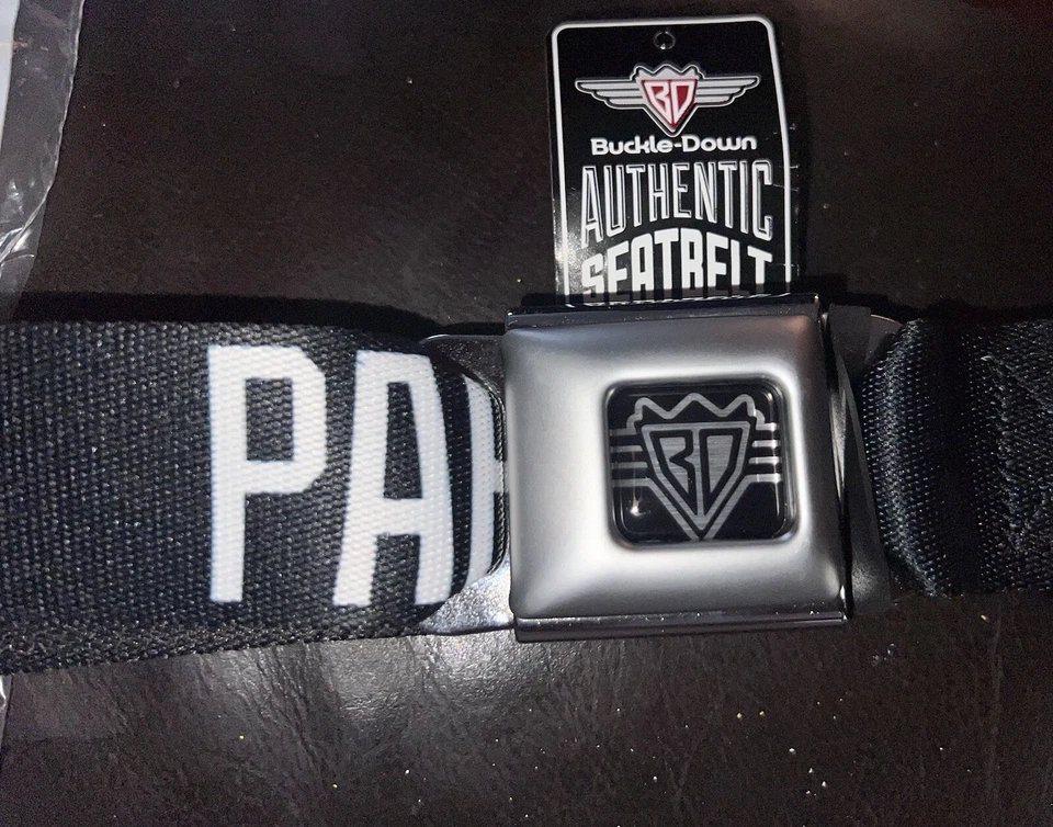 Cinturones de seguridad con hebilla - fiesta desnudo negro/blanco talla XL 1,5 ancho 32-52 largo nuevo Foto 4 de 4