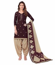 Cotton Printed Readymade Salwar Suit For Women