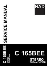 Service Manual-Anleitung für NAD C 165 BEE 