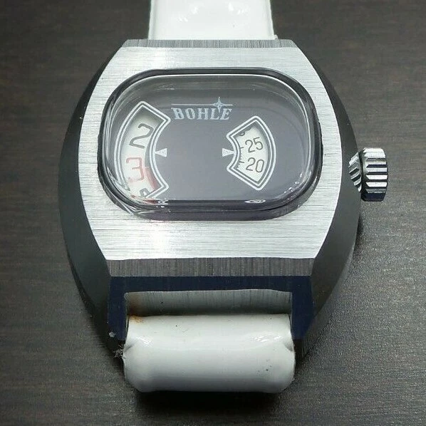 Mechanical watch with digital display sale