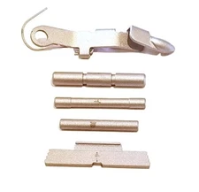 GHOST Satin Aluminum Slide Stop Release Extended Control Kit For GLOCK Gen 1 - 4