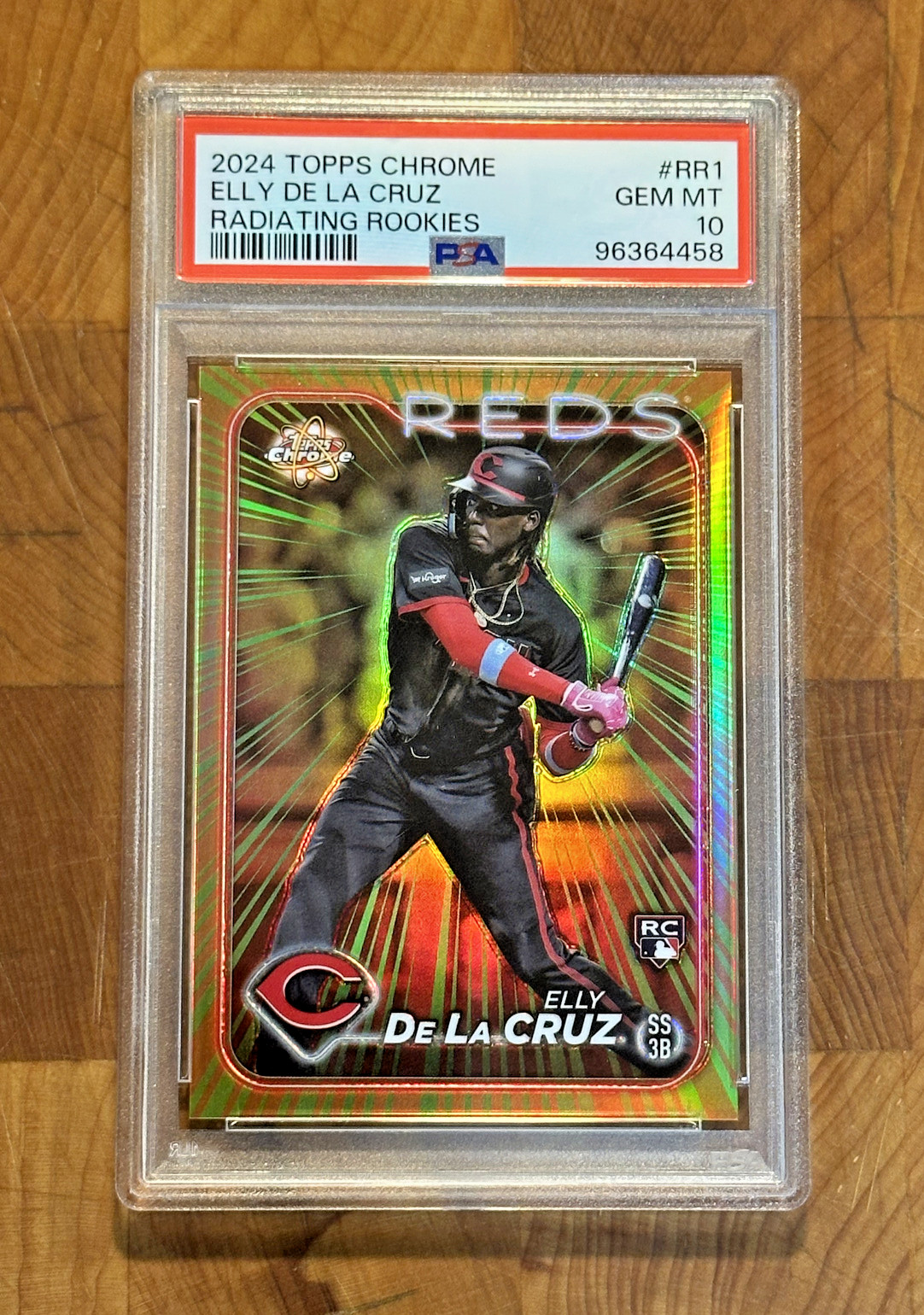 2024 Topps Chrome #RR-1 Elly De La Cruz Radiating Rookies SP RC PSA 10