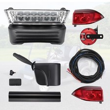 12V Golf Cart Full LED Light Kit with Turn Signal for Club Car Precedent 2004+