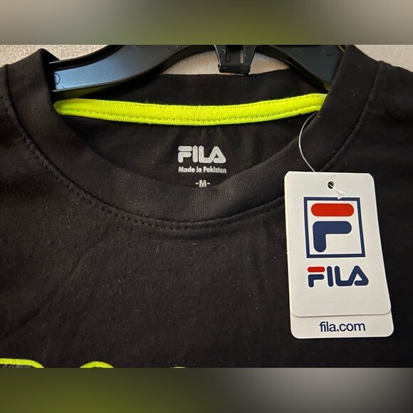 ?T SHIRT UOMO FILA S S GIROCOLLO STILE CREW NECK F969096 COLORE NERO NUOVA CON ETICHETTE $24 00 SCEGLI TAGLIA