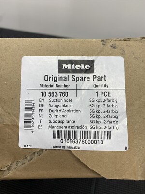 Miele Vacuum Cleaner Suction Hose 10 563 760 70563760
