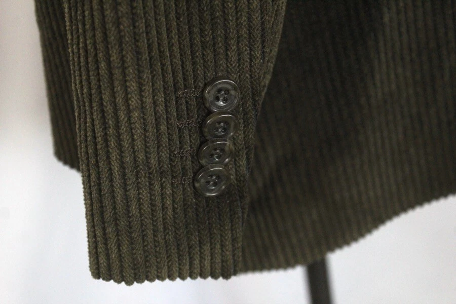 Jaqueta blazer masculina marrom escuro Daniel Hechter cordão veludo terno esportivo casaco 44 R - Imagem 3 de 4