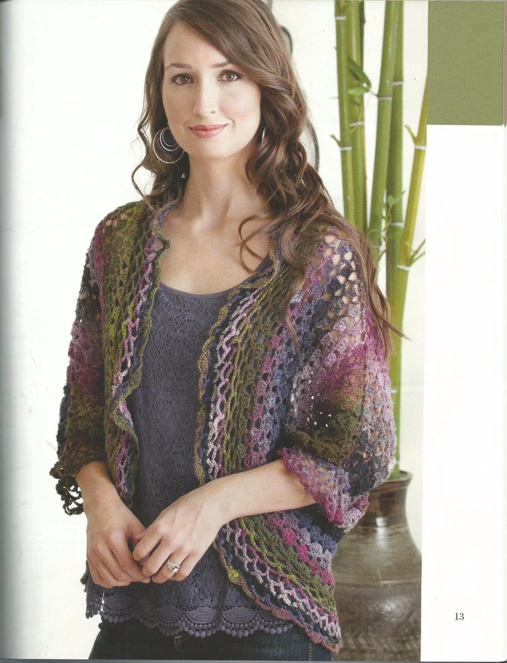 Fashions to Flaunt with Noro Yarns Crochet Instruction Pattern Book Annie's NEW - Image 3 of 4