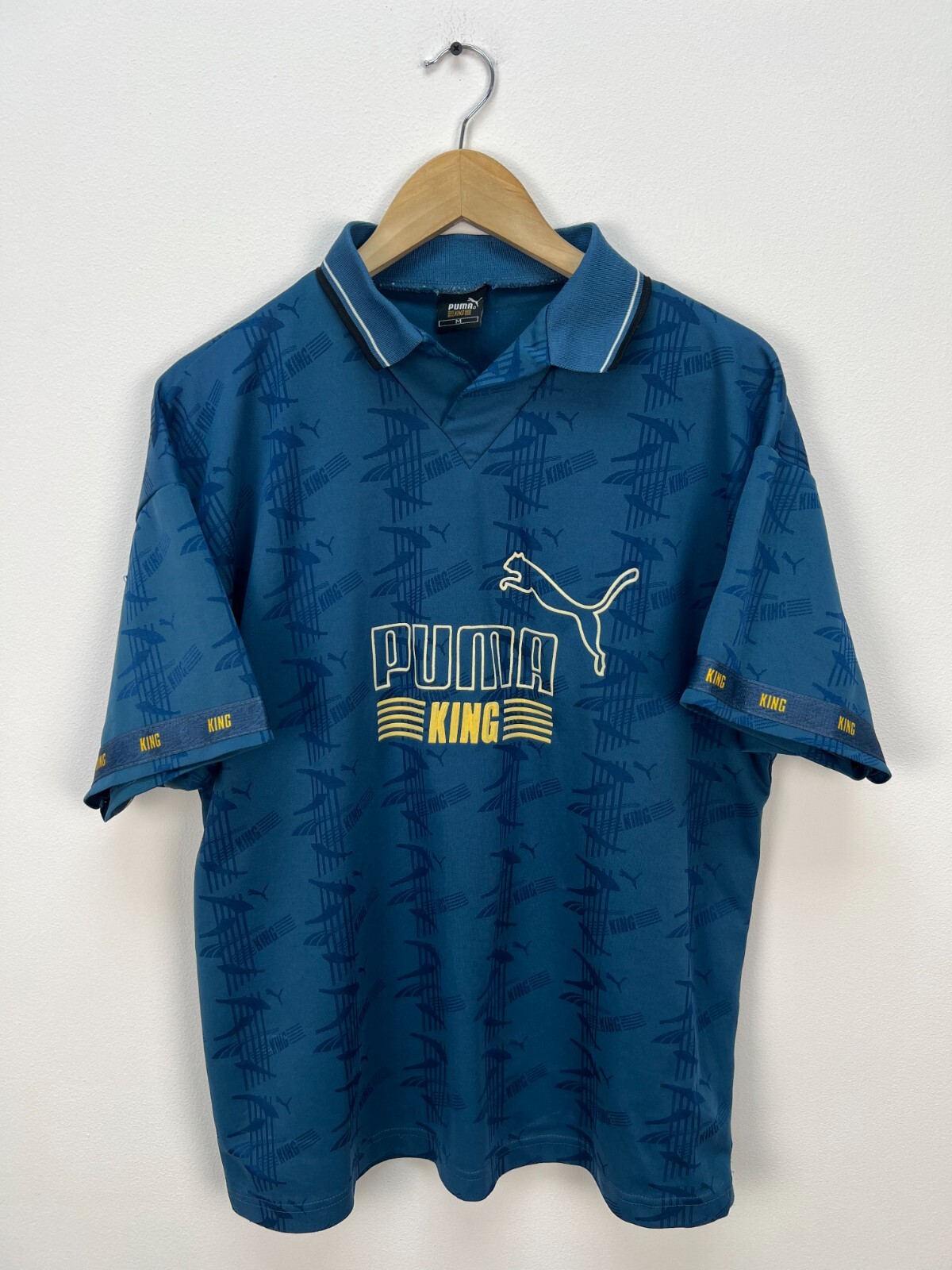 Vintage Puma King Football Shirt Training Soccer Jersey Size M