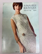 BERNAT BOOK NO. 126 SUNLIN SPUN CROCHET FROM JAEGER OF ENGLAND