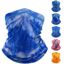 UV Protection Face Mask Colorful Neck Gaiter Non-Slip Scarf Breathable Balaclava