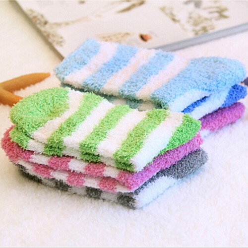 (3-10 Pairs) For Women Soft Winter Warm Cozy Fuzzy Home Slipper Socks Size 9-11 - Picture 6 of 20