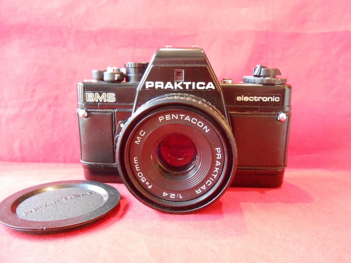 Fotokamera PRAKTICA BMS electronic Objektiv Prakticar 1:2,4 f=50mm