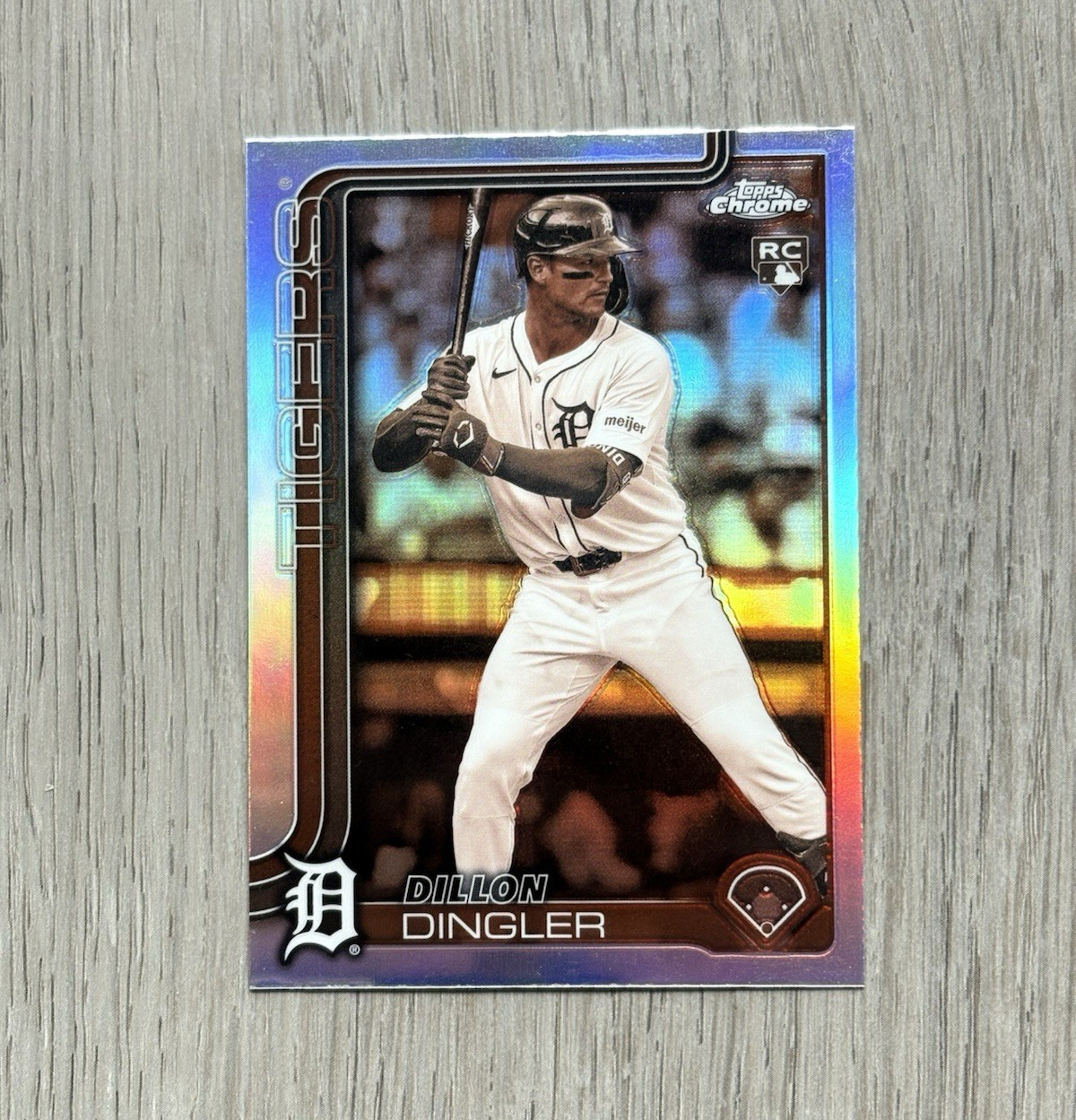 2025 MLB Topps Chrome Sepia Refractor | Dillon Dingler RC | #274 | Tigers