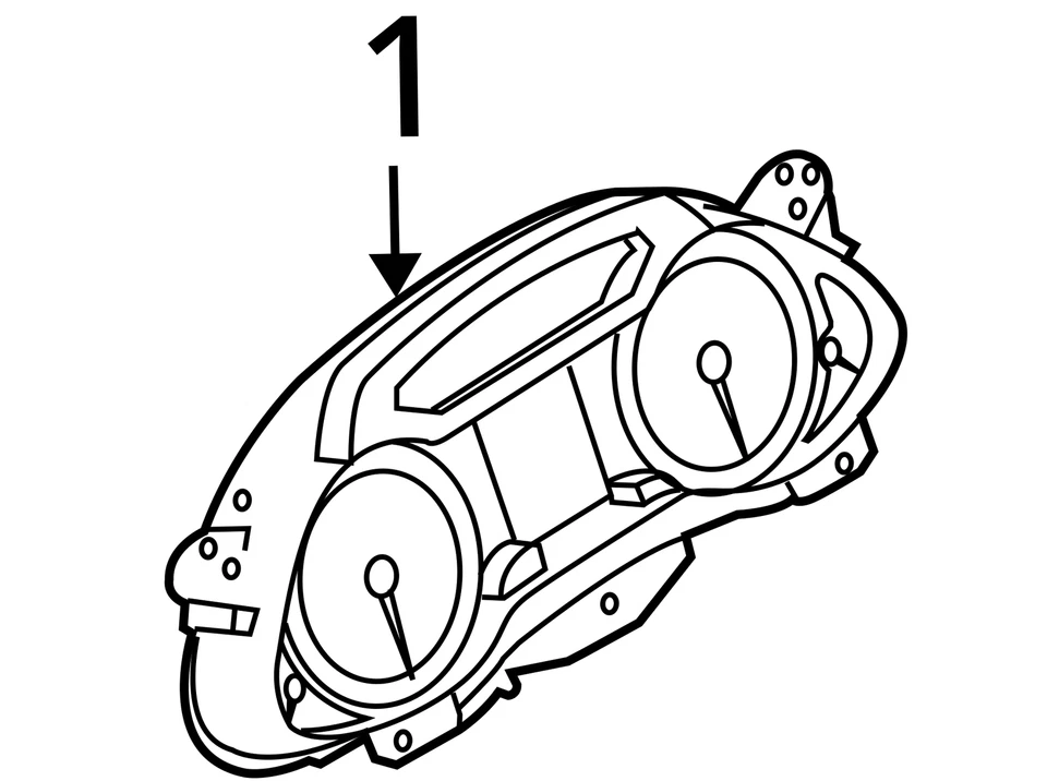 Velocímetro Sedán MPH Pantalla Multifunción Opt 9Q8 Se Adapta 13-16 AUDI A4 845564 Foto 3 de 4