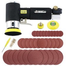Mini Druckluft Exzenterschleifer 25/50/75 mm, 12000 U/min, 120 K&ouml;rner, Polierer