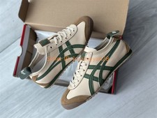 2026 NEW Onitsuka Tiger MEXICO 66 Green Brown DL408-1785 for Mens Womens