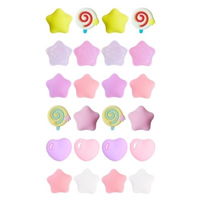 Cartoon Pattern Thumb Grip Joystick Cover Replacement Analog Rocker Caps
