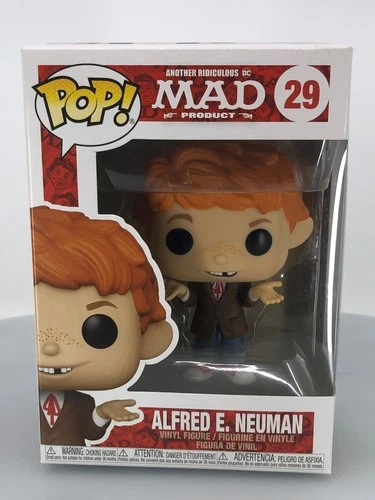 Funko POP! Ad Icons Alfred E. Neuman #29 Vinyl Figure DAMAGED BOX SEE PICS