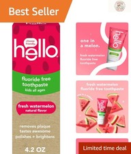 Deliciously Fresh Watermelon Fluoride-Free Kids Toothpaste 4.2 Oz - Fun Brushing