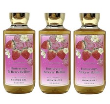Bath  Body Works Buttercups  Berry Bellini Shower Gels Pack of 3 