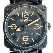 Bell & Ross BR03-92 Heritage Tipo Aviazione Pilota Automatico Nero Opaco 42mm