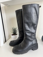 Stivali donna Camper Milán taglia 9 EU 40 in pelle nera con zip