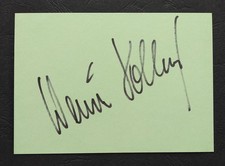 17608 Werner Vollack Bayer Uerdingen Autogramm auf Karton