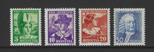 Schweiz Briefmarken-Satz von 1934 Mi.Nr. 281-284 ** postfrisch 