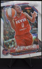 2025 Panini Prizm - Kelsey Mitchell #35 White Seismic & BASE CARD- Indiana Fever