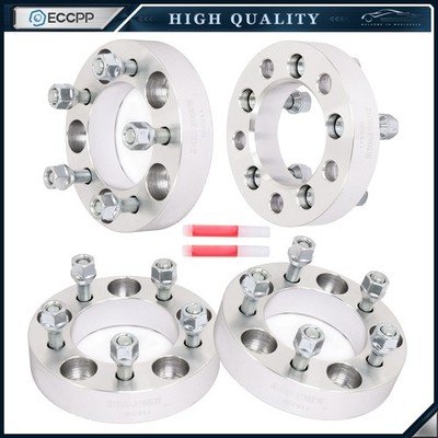 BRTEC 1in 5x4.5 to 5x4.75 Wheel Spacers, 4pcs 5x114.3 M12x1