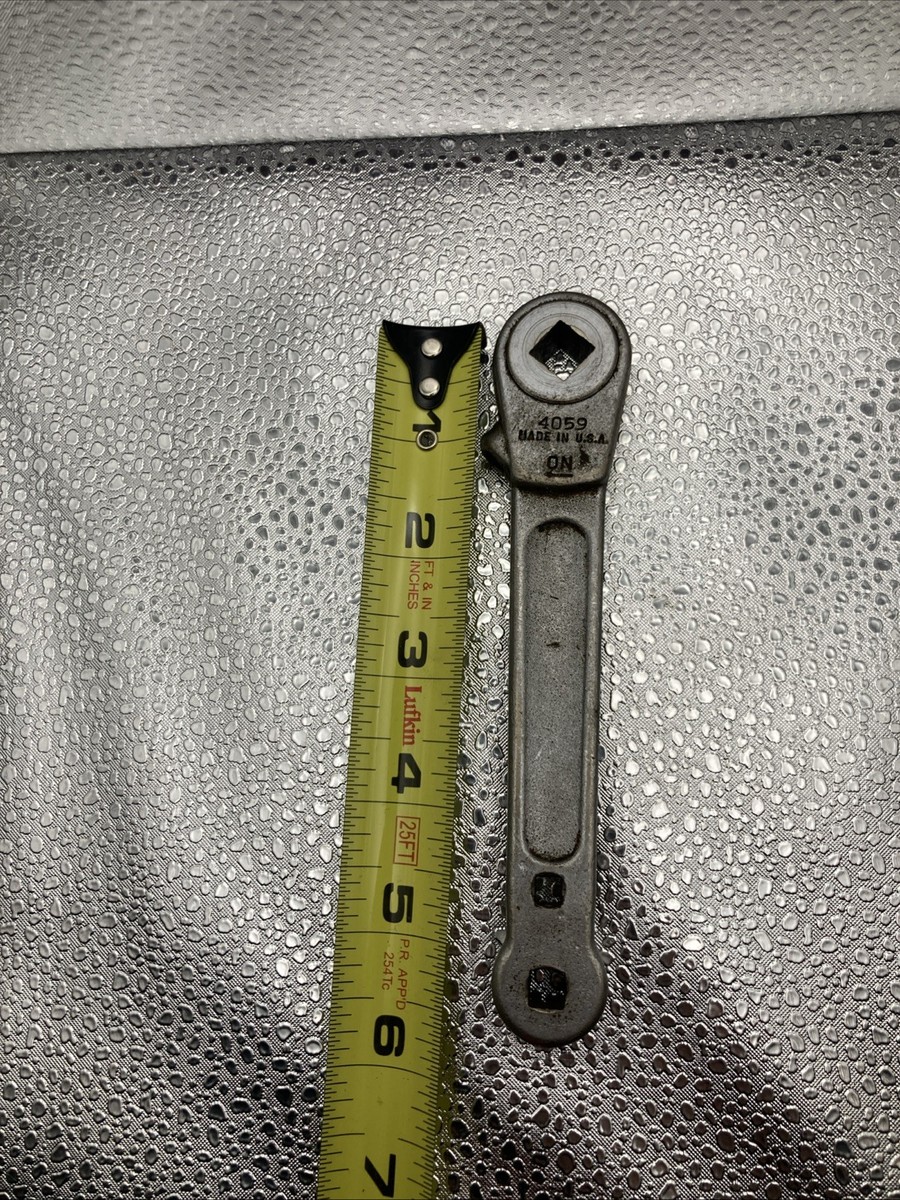 Vintage Walden #4059 Through Hole Ratcheting Wrench 1/4