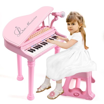 31 Keys Piano Keyboard Toy for Kids, Birthday Gift for 1 2 Year Old Girls，Pin...