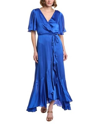 knee length dresses for ladies Chic A-Line High Low Half Sleeves With Pockets Cocktail Dress QM3352 – SQOSA main image 0