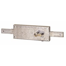 Serrure en applique pour rideau métallique - cylindre européen - 7517N VACHETTE