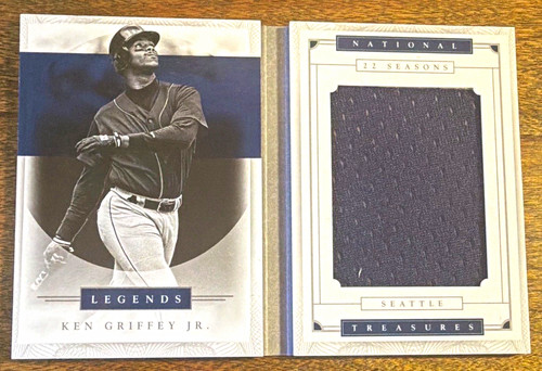Panini 2016 National Treasures Booklet Ken Griffey Jr. Legends MaterialsGW 23/25