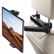 Lamicall Car Headrest Tablet Holder - Lockable  3 in 1 Extension Arm Upgra...