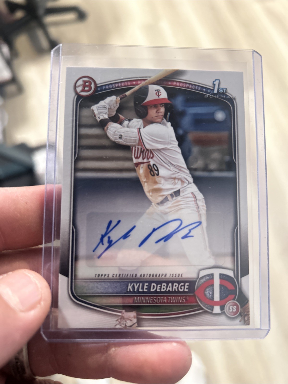2025 Bowman - Paper Prospect Retail Autographs Kyle DeBarge #BPA-KD (AU, RC)