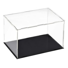 Acrylic Clear Display Case Box Dustproof Protection Showcase 30x20x20cm