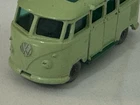 Nice Original Gray Wheel Matchbox Lesney Moko 34b VW Volkswagen Camper & Box