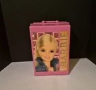 Vintage Mattel 2004 BARBIE Doll Wardrobe Trunk Carrying Case Pink Made In USA