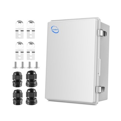 Waterproof Outdoor IP67 Junction Box (13.8''x9.8''x5.9'') with Mounting Plate.....