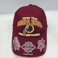 Reebok Washington Redskins Super Bowl Champions Hat Burgundy One Size