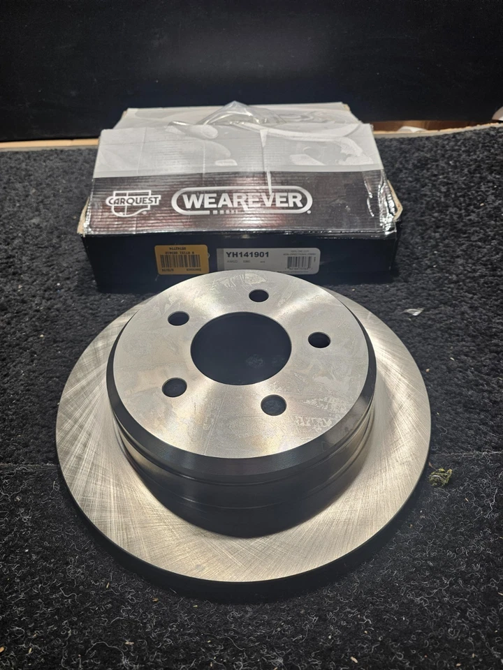 (CANTIDAD 2) Rotor de freno de disco ventilado trasero para Jeep Grand Cherokee 1994-1998 YH141901 Foto 2 de 4