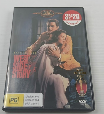 West Side Story Dvd Reg 4 Best Picture 1961 Family Musical - sent untracked
