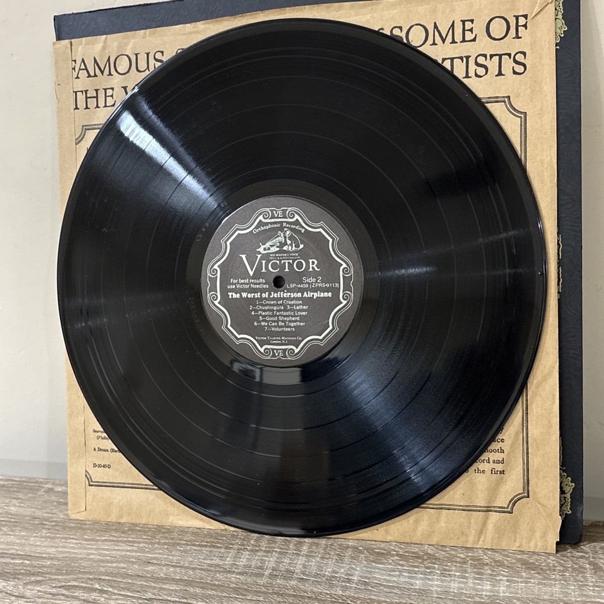 Jefferson Airplane “The Worst Of Jefferson Airplane” LP Vinyl
