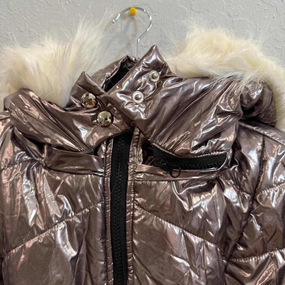 Women’s Pewter Metal Snow Suit One Piece Insulated Ski Suit, Snowboard– Size XL - Image 2 of 4