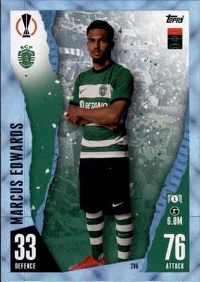 Champions League 2023 2024 23/24 Trading Card 296 - Marcus Edwards - CRYSTAL