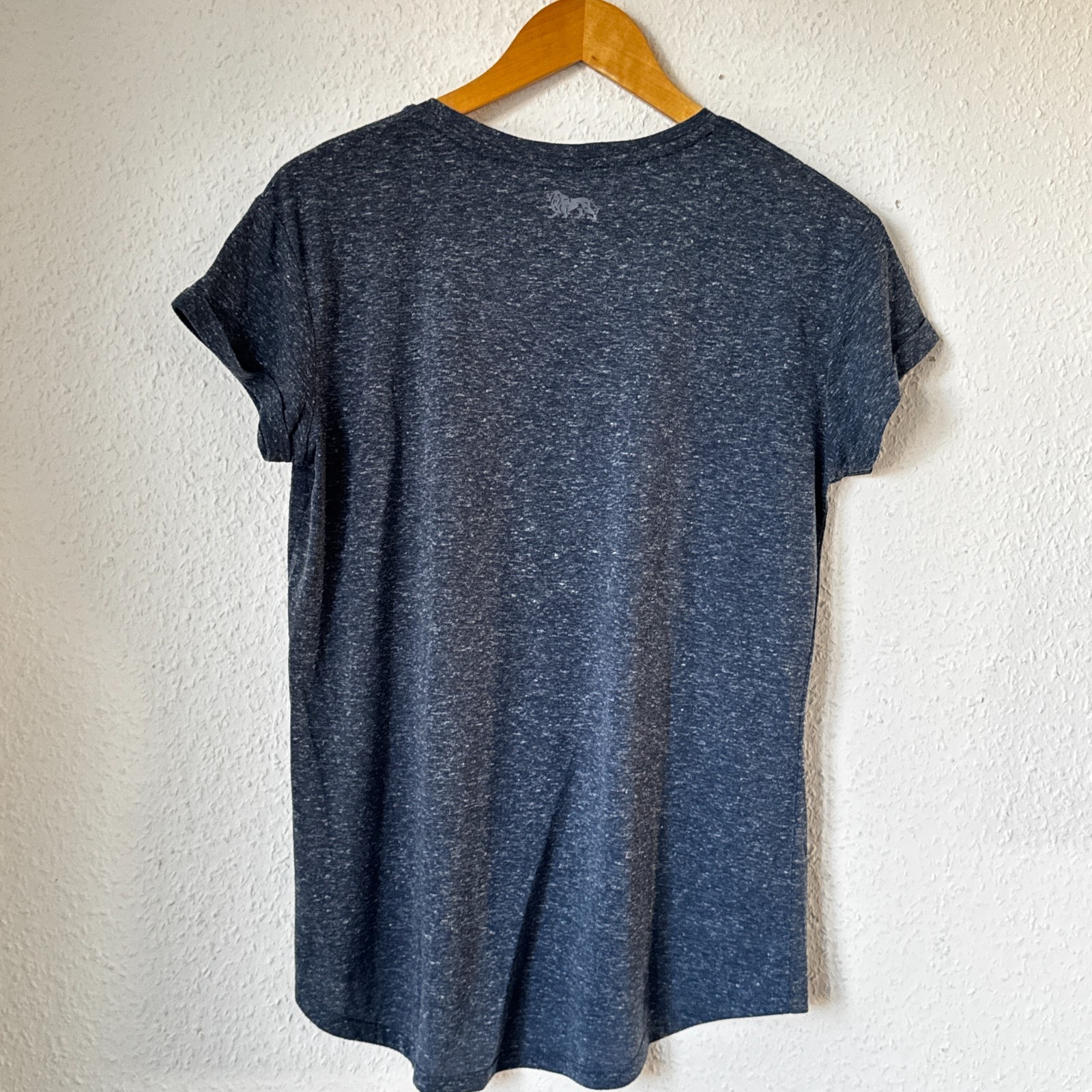 Lonsdale London Women’s Marl Grey T-Shirt - Size 14 - Polyester/Linen Blend image 4